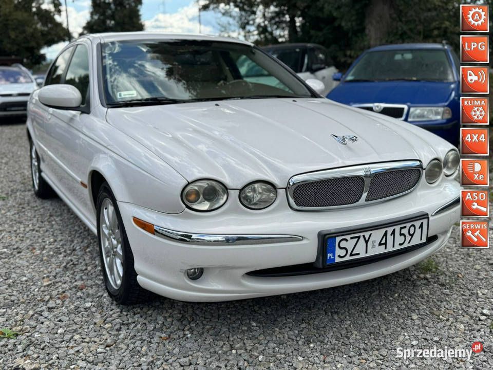 Jaguar XType 30i LPG AWD 4 x 4 automat I biały śląskie Łodygowice