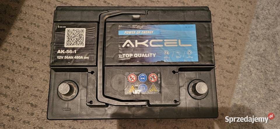 Akumulator Akcel 56ah nowy Pruszków