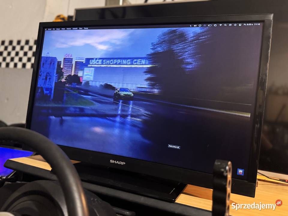 Telewizor Monitor SHARP 32 LED 100Hz Active USB Bielawa