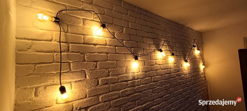 Girlanda z retro żarówkami śląskie Dąbrowa Górnicza