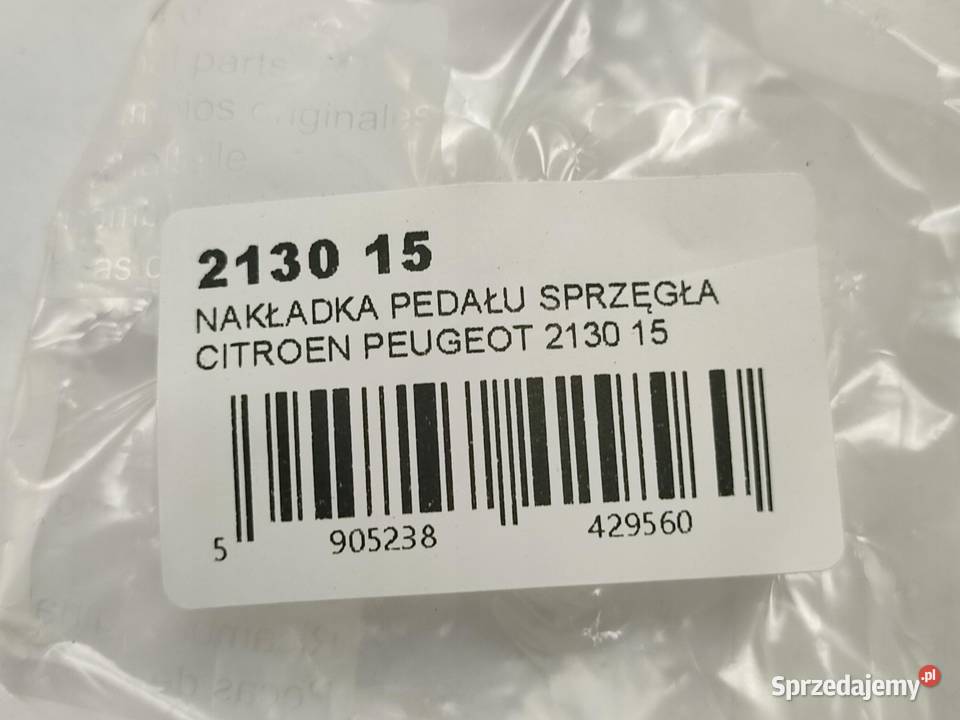 NAKŁADKA PEDAŁU SPRZĘGŁA CITROEN BERLINGO I sprzedam