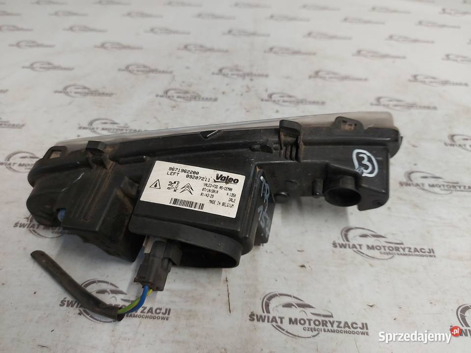 CITROEN DS3 12r lampa do jazdy dziennej lewa LED Kielce