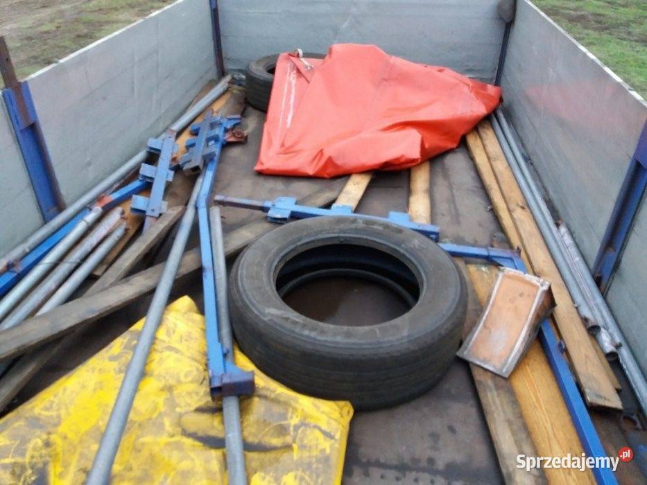 Przyczepa dwuosiowa sztywna do zboża Przyczepy rolnicze Wohyń