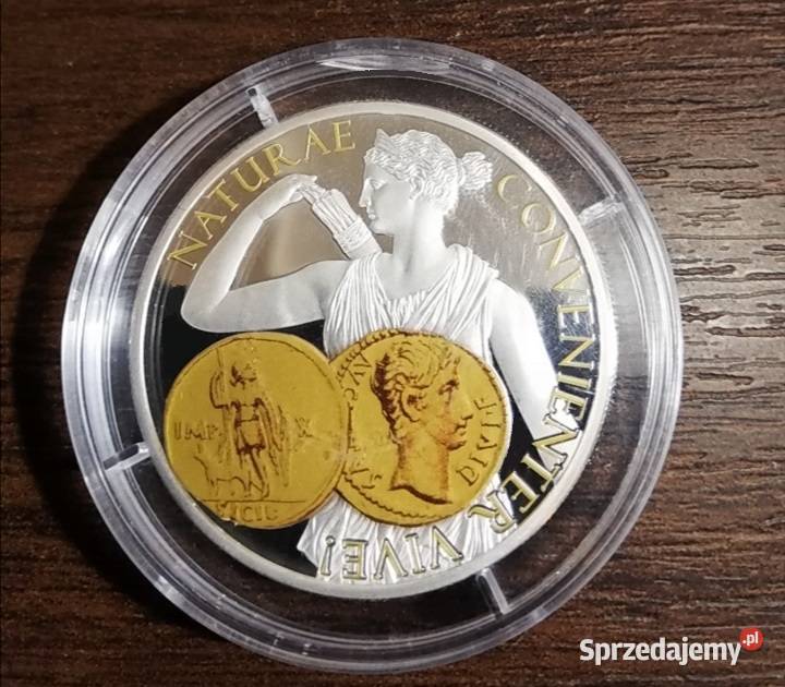 Aureus Novus srebrna moneta DIANA NEPTUN Numizmatyka opolskie Opole sprzedam