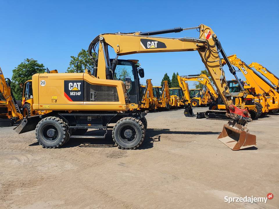 CAT M314F 2018R KOPARKA KOŁOWA KOŁÓWKA JCB Krotoszyn