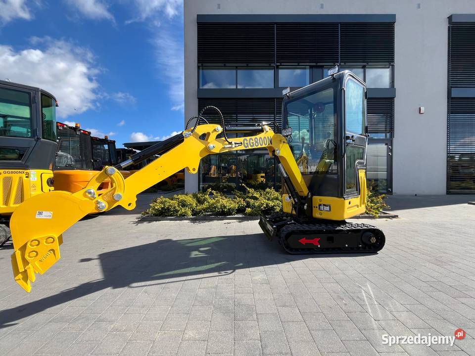 Mini Koparka GG800NC z kabiną Gunter Grossmann Koparki