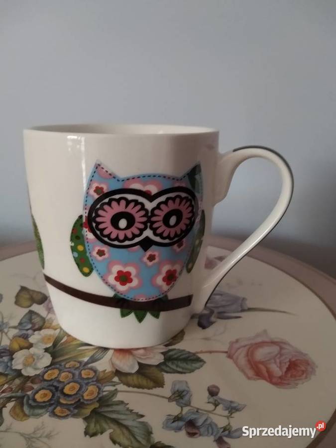 Kubki porcelanowe z sowami Radom