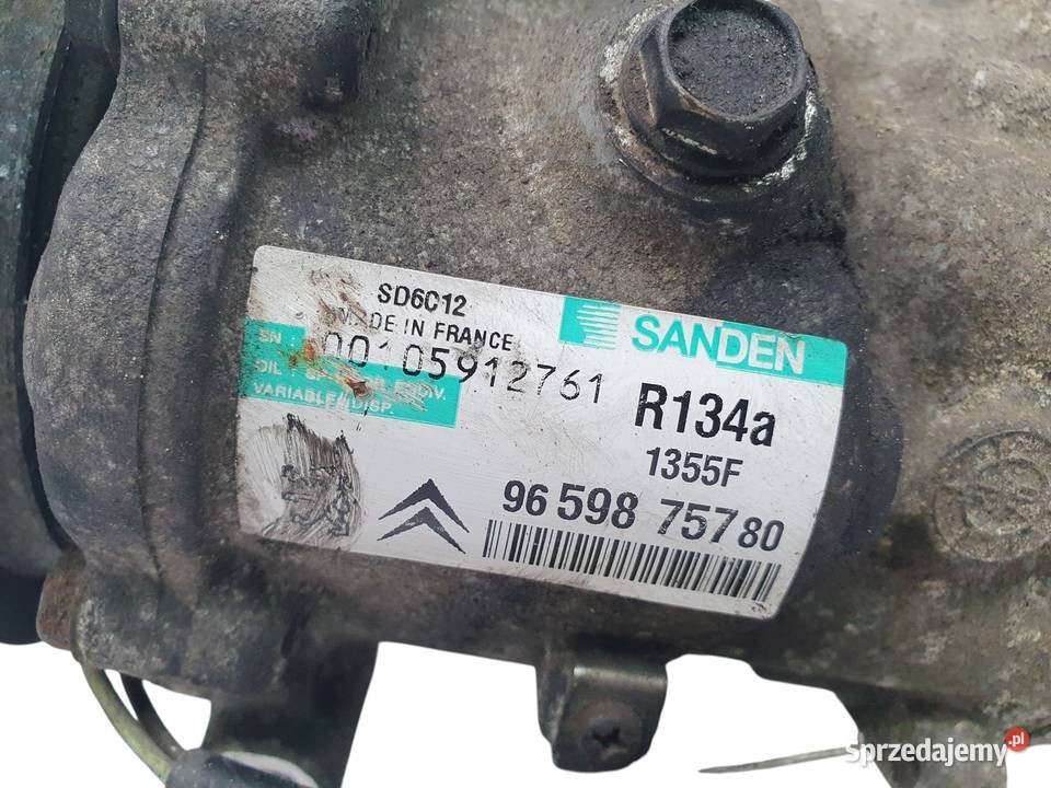 SPRĘŻARKA KLIMATYZACJI Peugeot 207 14 Sanden Chełm