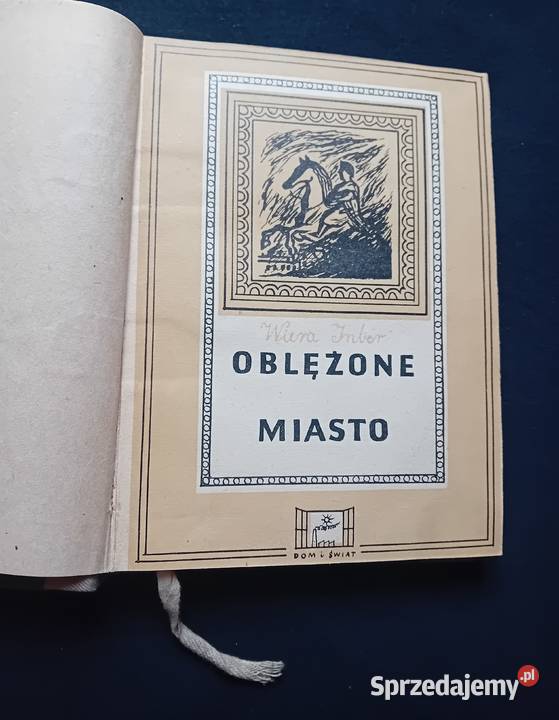 Wiera Inber Oblężone miasto Czytelnik 1950 r