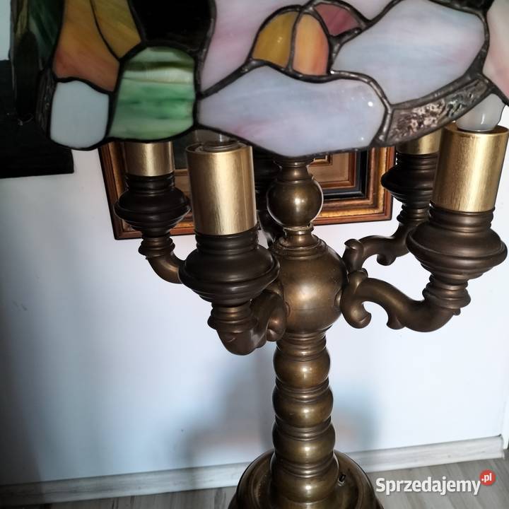 Lampa witrażowa stołowa sprzedam