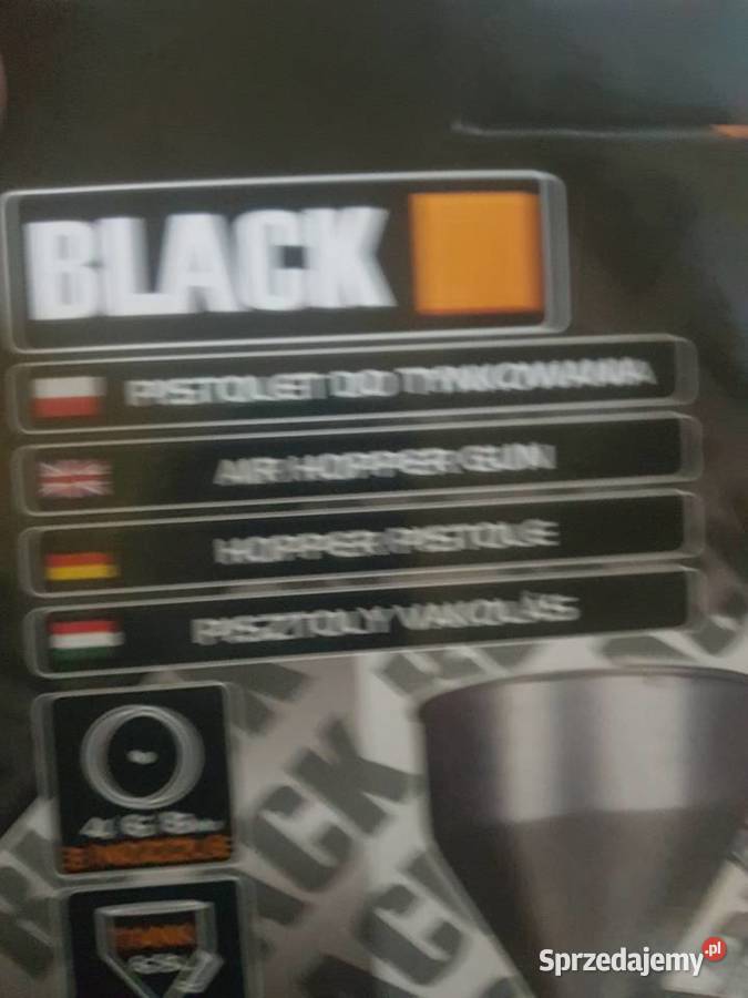 Black DO TYNKOWANIA MALOWANIA METAL 55 LITRA wielkopolskie Głogowa