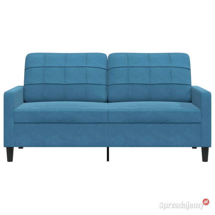 Sofa 2osobowa niebieski 140 tapicerowana Warszawa sprzedam