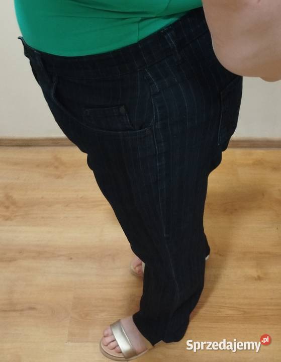 Wygodne spodnie dżinsy rozmiar 4446 Moda i Styl Biecz
