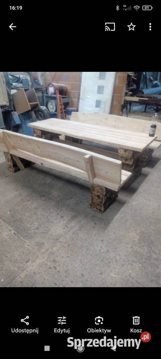 Huśtawka ogrodowa drewniana Bolmin