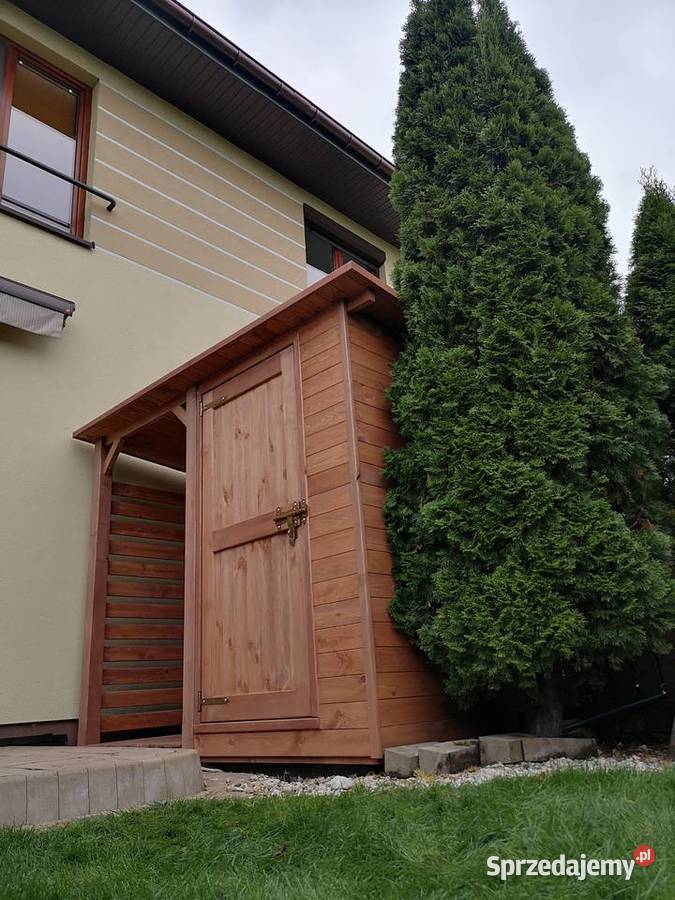 Drewutnia 125 x 11m narzędziówka 125 wiata na Architektura ogrodowa Ogród śląskie Kalety