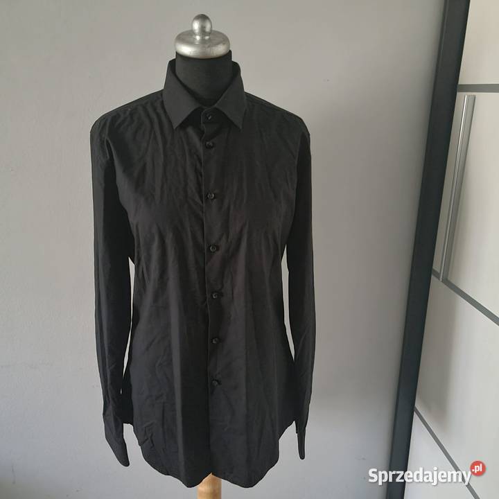 Czarna męska koszula Seidensticker M Kraków
