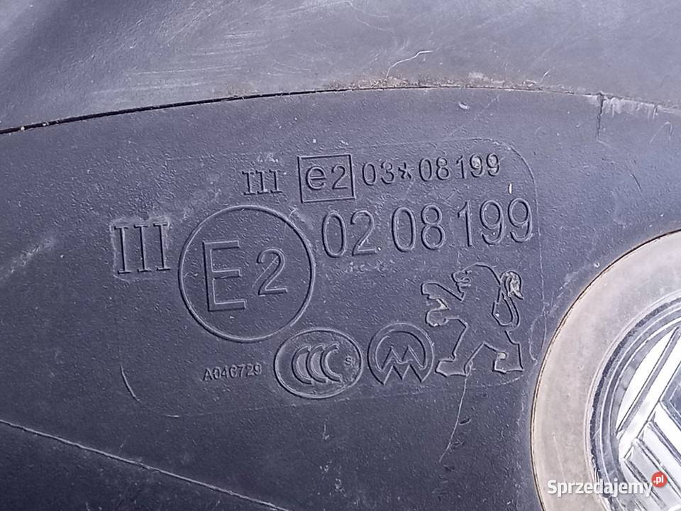 PEUGEOT 3008 I LIFT 16r lusterko prawe E20208199 Kielce