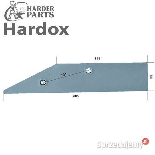 Płoza krótka HARDOX 27080702P części do pługa nieuszkodzony Suwałki sprzedam