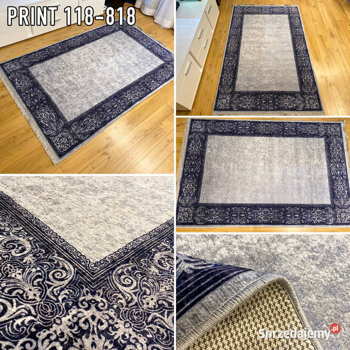 NOWOCZESNY DYWAN 130X190 PRINT 118818 CIENKI Białystok