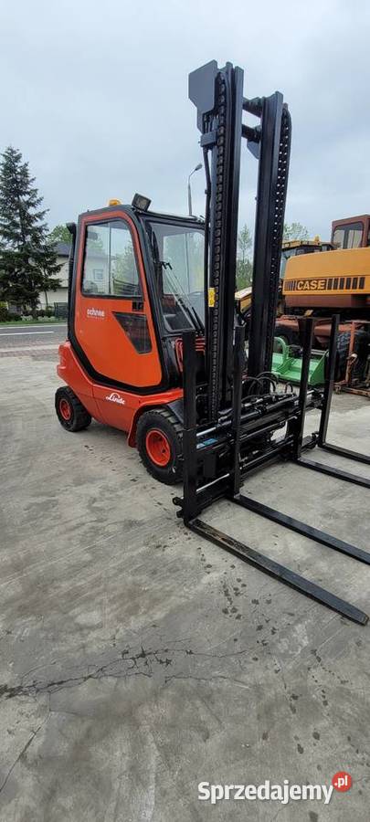 Wózek widłowy LINDE H30D Przesuw boczny Kabina regulowane widły