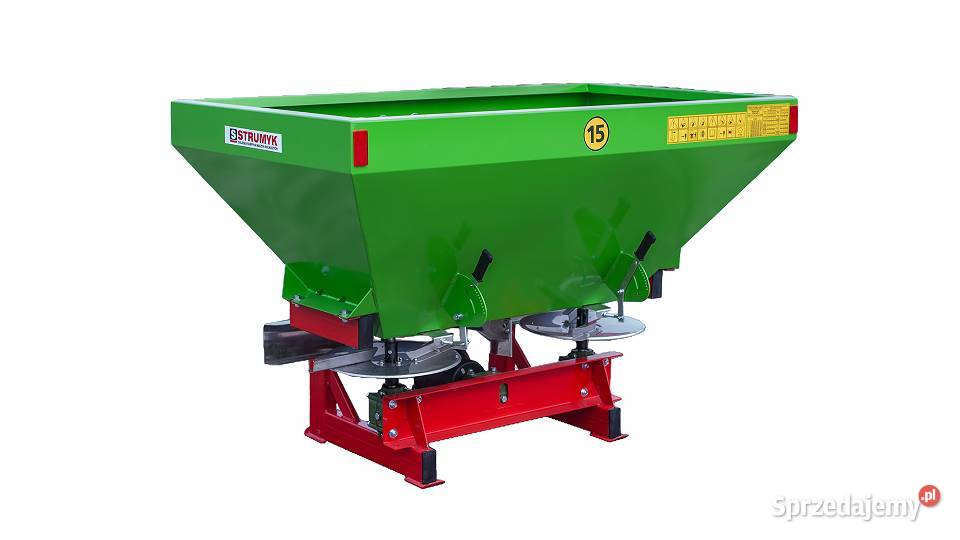 Rozsiewacz dwutarczowy 600L Strumyk TYTAN 800L łódzkie Rawa Mazowiecka sprzedam