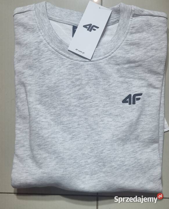 Bluza 4F dresowa męskaszara małe logo rozmiar M Rozmiar M Legnica