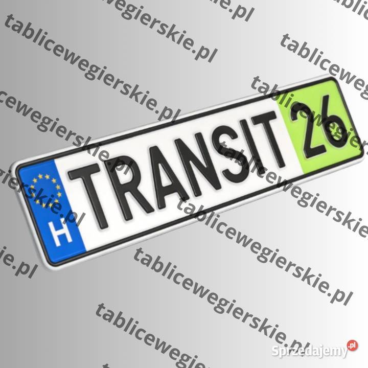 Roczne węgierskie tablice tranzytowe 2026