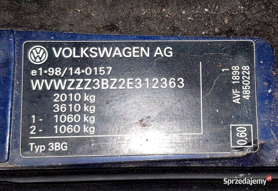 Passat B5 19tdi 130 kombii Highline 6 biegów relingi dachowe Racibórz