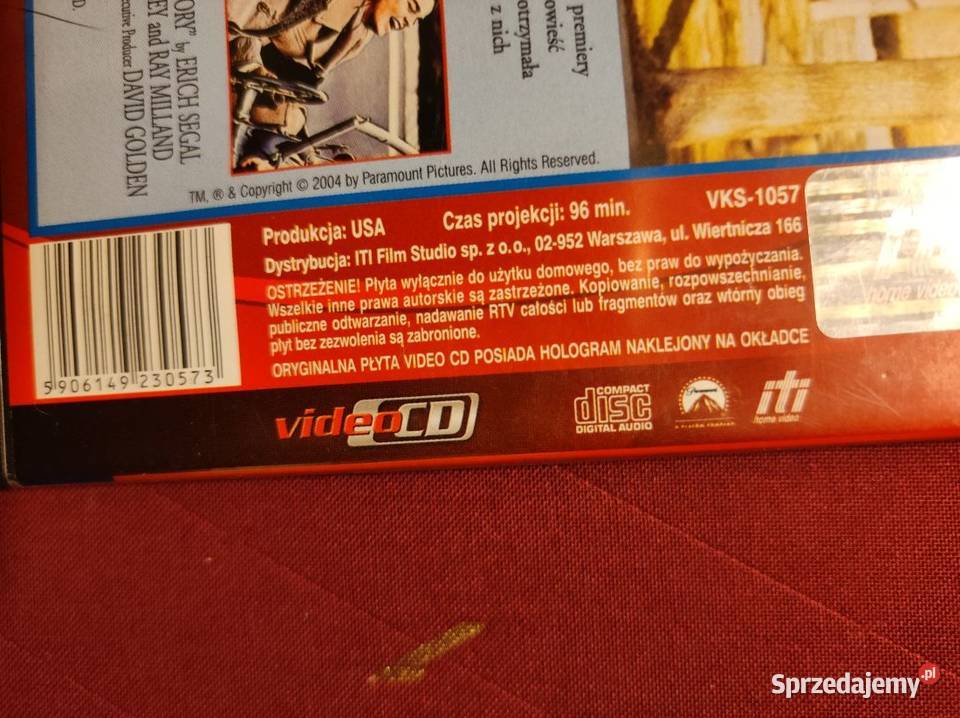 Love Story 1970 Ali MacGraw Ryan ONeal film romans Kielce