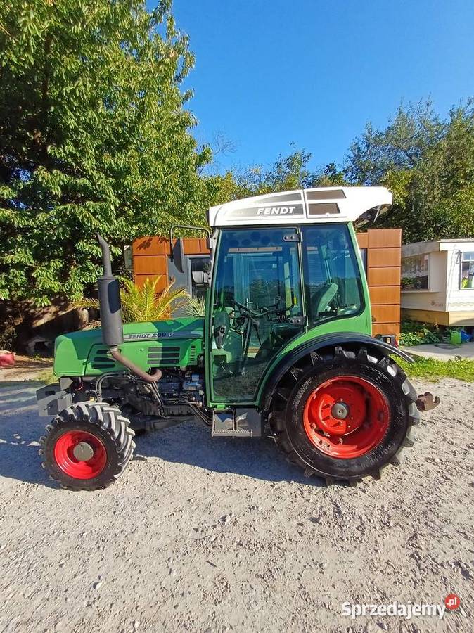 Fendt 209V Ciągnik Sadowniczy Amortyzacja przedniej osi Łaziska