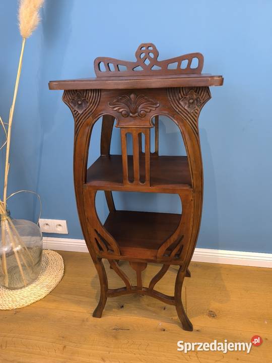 Piękna funkcjonalna konsolka stolikdrewno