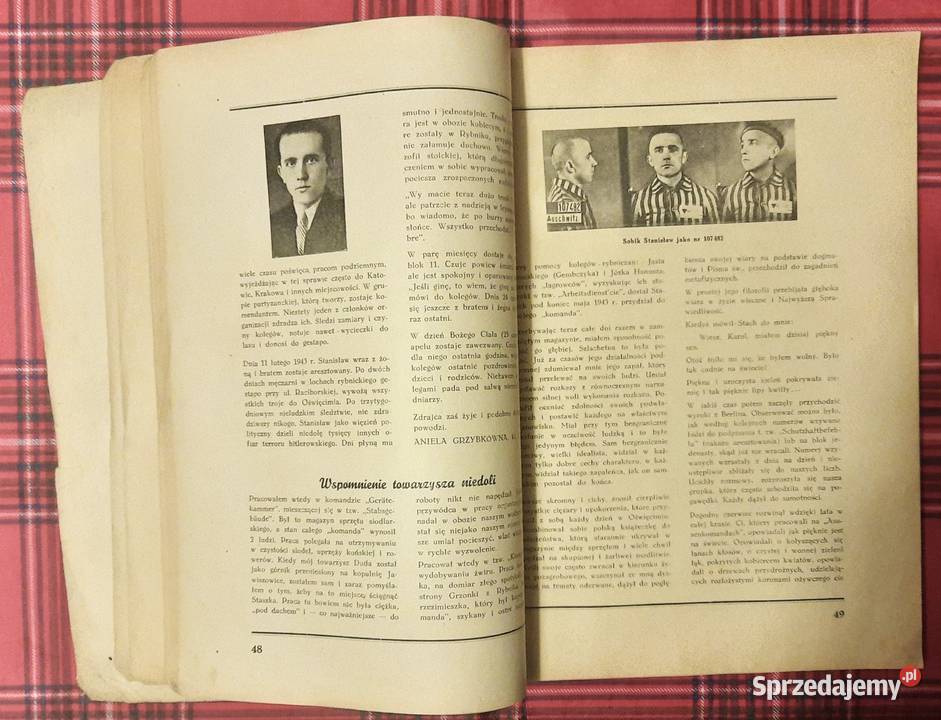 Stara Księga Pamiątkowa Gimnazjum i Liceum w śląskie Gliwice