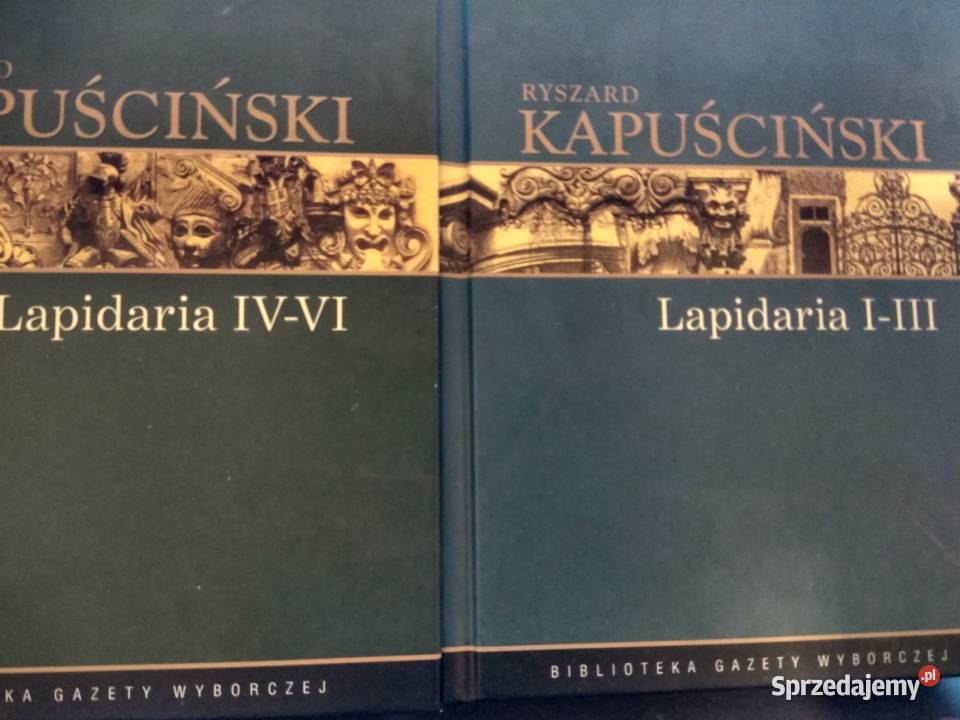 Kapuściński Lapidaria komplet książki Warszawa