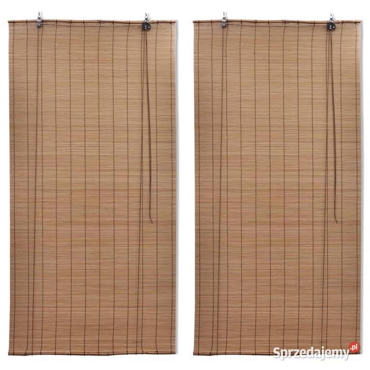 vidaXL Bambusowe rolety 2 120 x 220 mazowieckie Warszawa