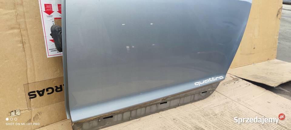 DRZWI LEWY TYŁ AUDI A6 C6 LY7G SEDAN AVANT ORG Drzwi Przystajń