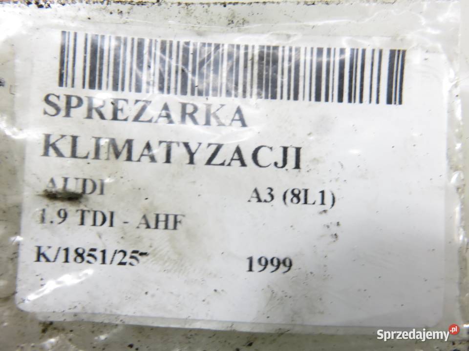 KOMPRESOR KLIMATYZACJI AUDI A3 8L1 19 TDI