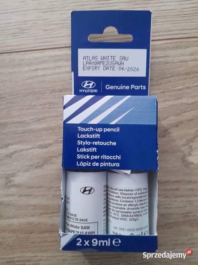 Oryginalny lakier zaprawkowy Hyundai OE Atlas Białystok