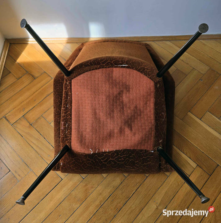 Fotel EWA PRL muszelka lata 60 klubowy vintage 75cm sprzedam