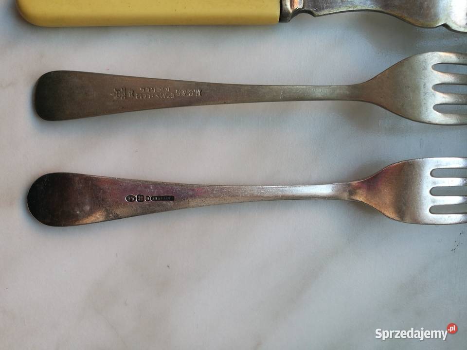 Komplet sztućce stare bakelit Choszczno sprzedam