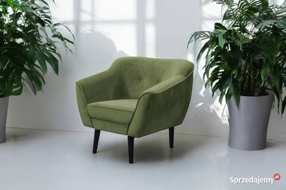 Fotel Tapicerowany Maya W Stylu Skandynawskim wielkopolskie Tarchały Małe