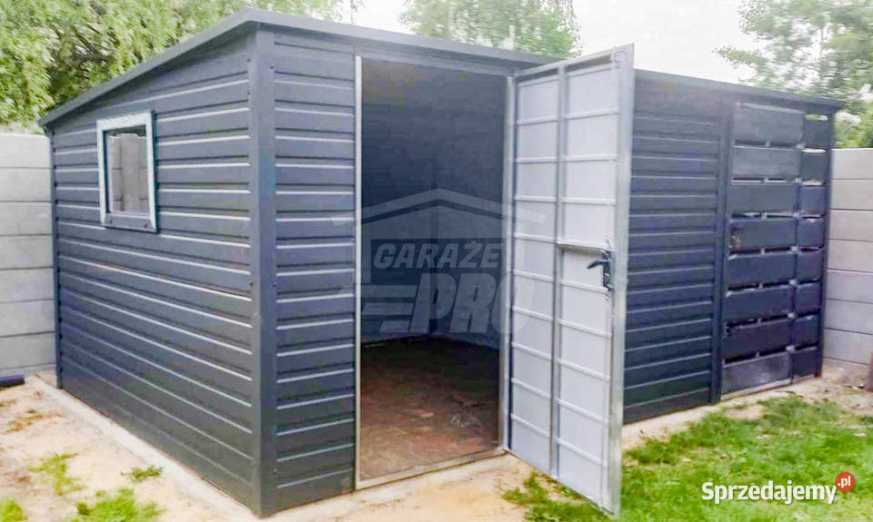 Schowek Domek Ogrodowy 4x25 Wiata 15m 2x Drzwi wielkopolskie Kalisz