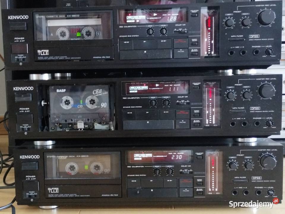 Magnetofon deck 2 głowicowy Kenwood KX880D Warszawa sprzedam
