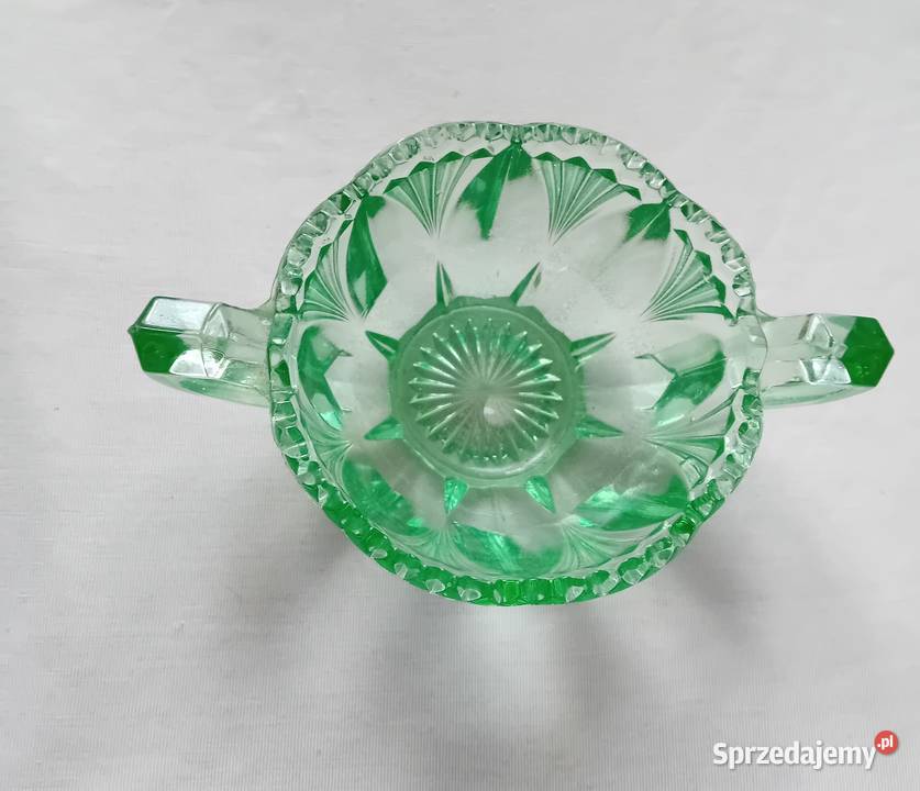 Zielona cukierniczka art deco Karhula Finlandia Koźminek sprzedam