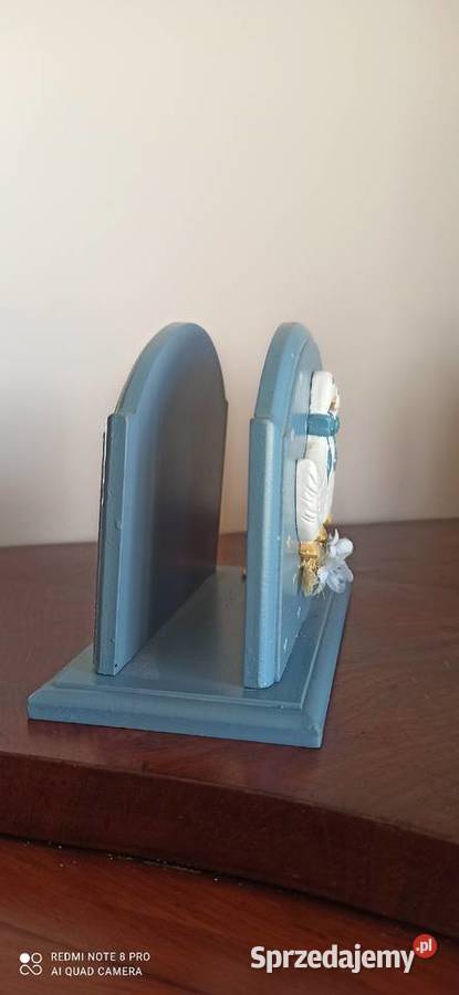 Drewniany serwetnik z gąskami