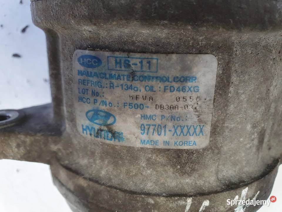 SPRĘŻARKA KLIMATYZACJI Kia Picanto I 11 12V osobowe Chełm