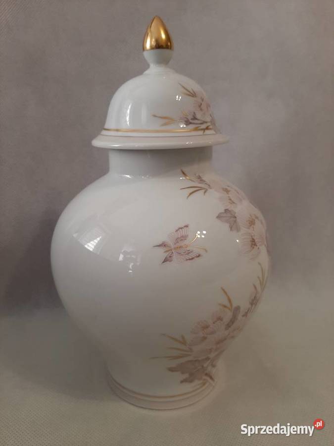 Porcelanowa amfora niemiecka Kaiser sygnowana Inowrocław