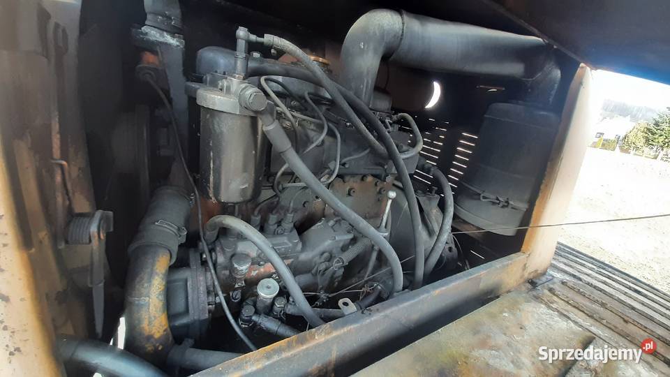 koparka waryński k406 a kołowa leyland Koparki