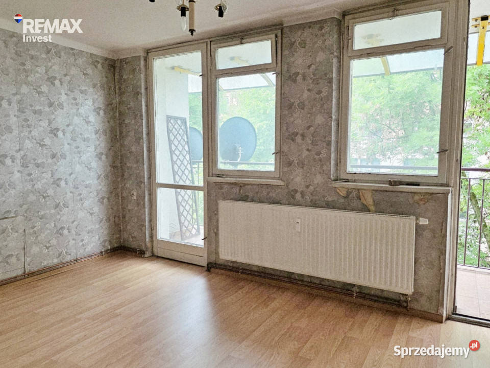 Balkon zieleń i centrum miasta Cieszyn