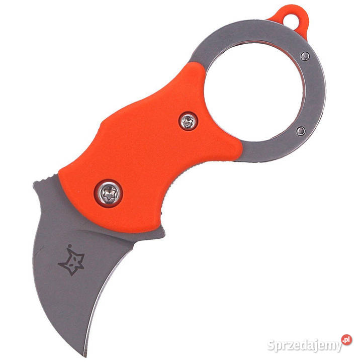 Nóż składany FOX Karambit MiniKA FRN Orange Bead Warszawa