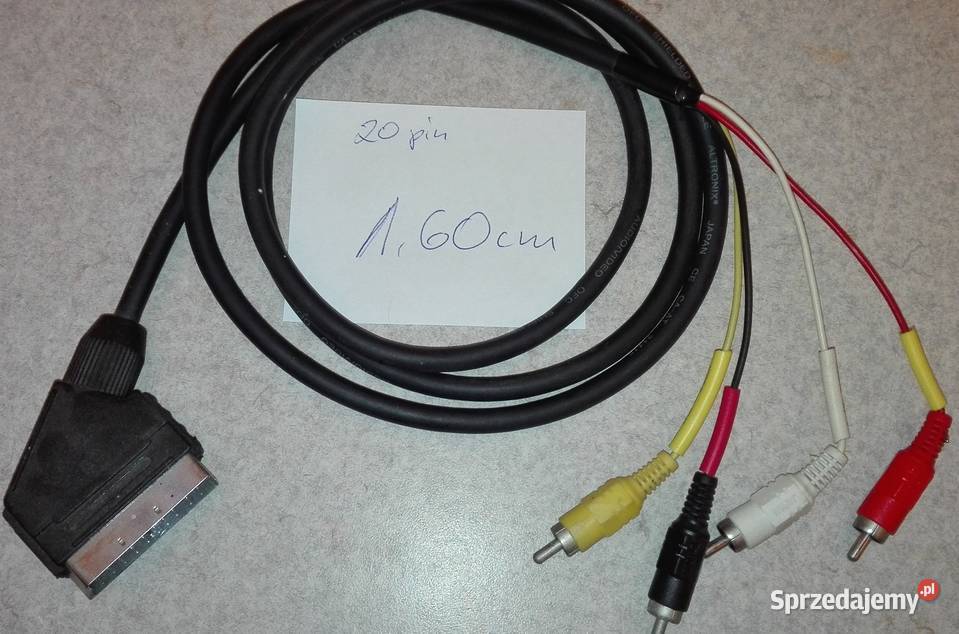 Kabel Euro SCART Euro SCART Euro 4 x RCA cinch Pozostałe śląskie